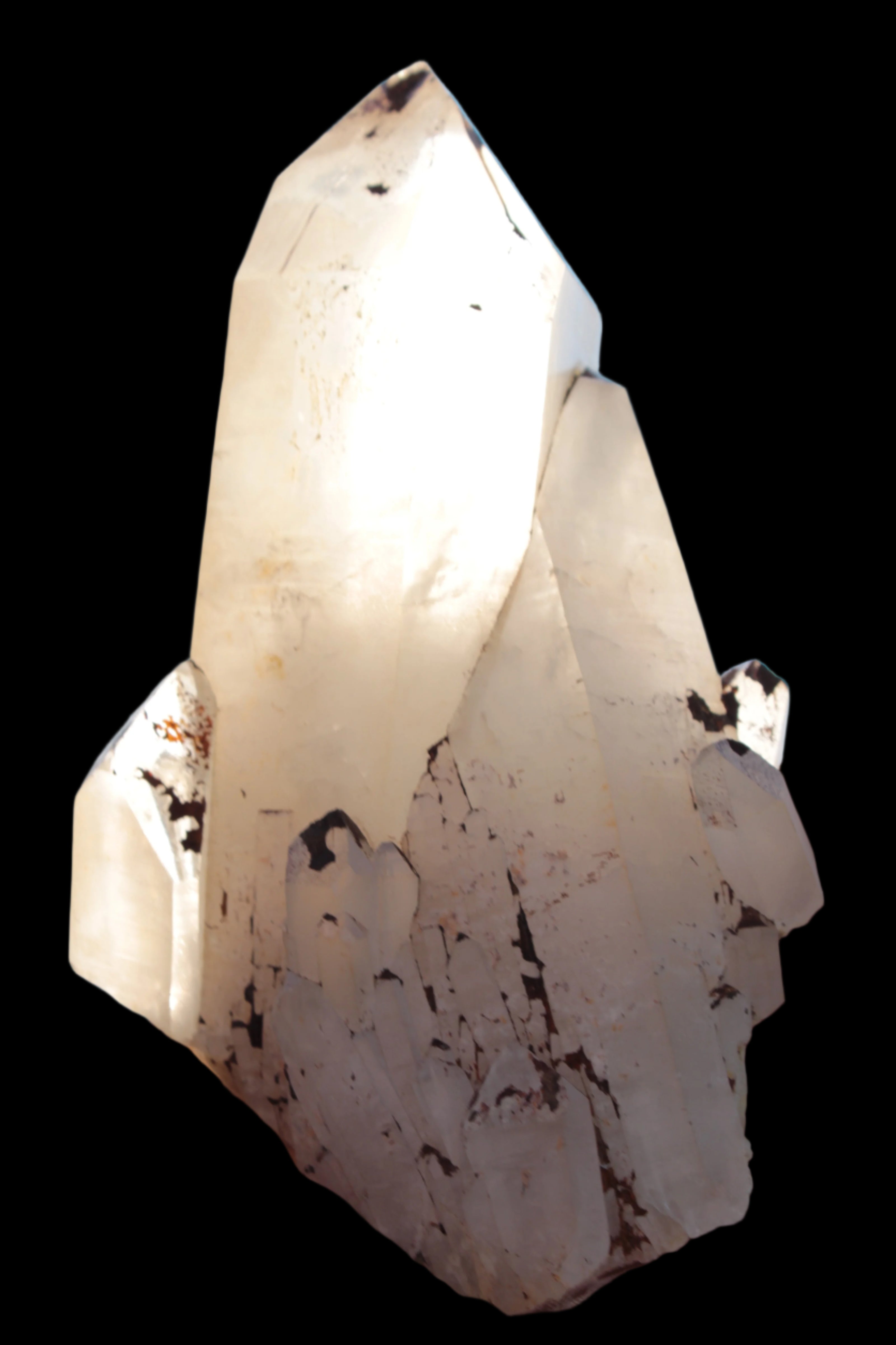 Quartz crystal cluster 1370g in sunlight - Rocks and Things Store