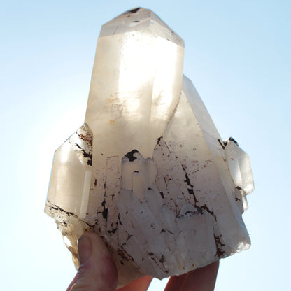 Quartz crystal cluster 1370g Rocks and Things