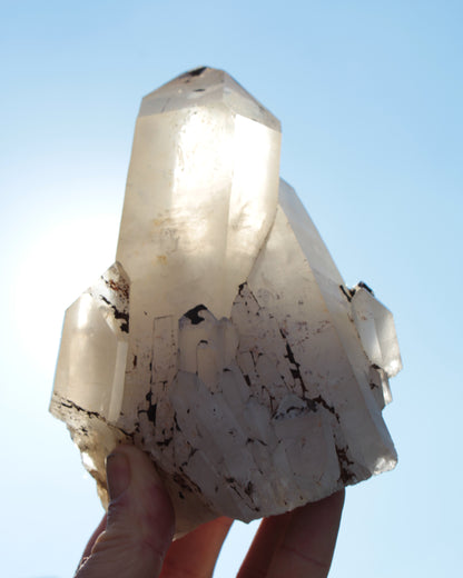 Quartz crystal cluster 1370g Rocks and Things