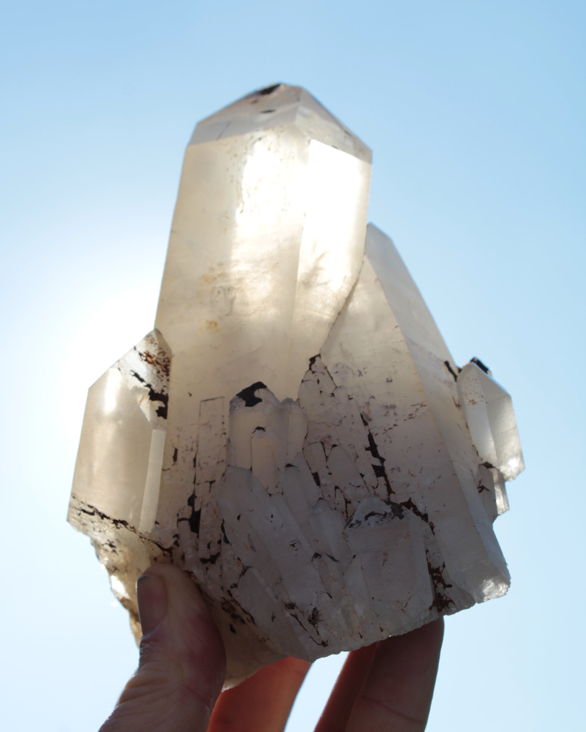 Quartz crystal cluster 1370g Rocks and Things