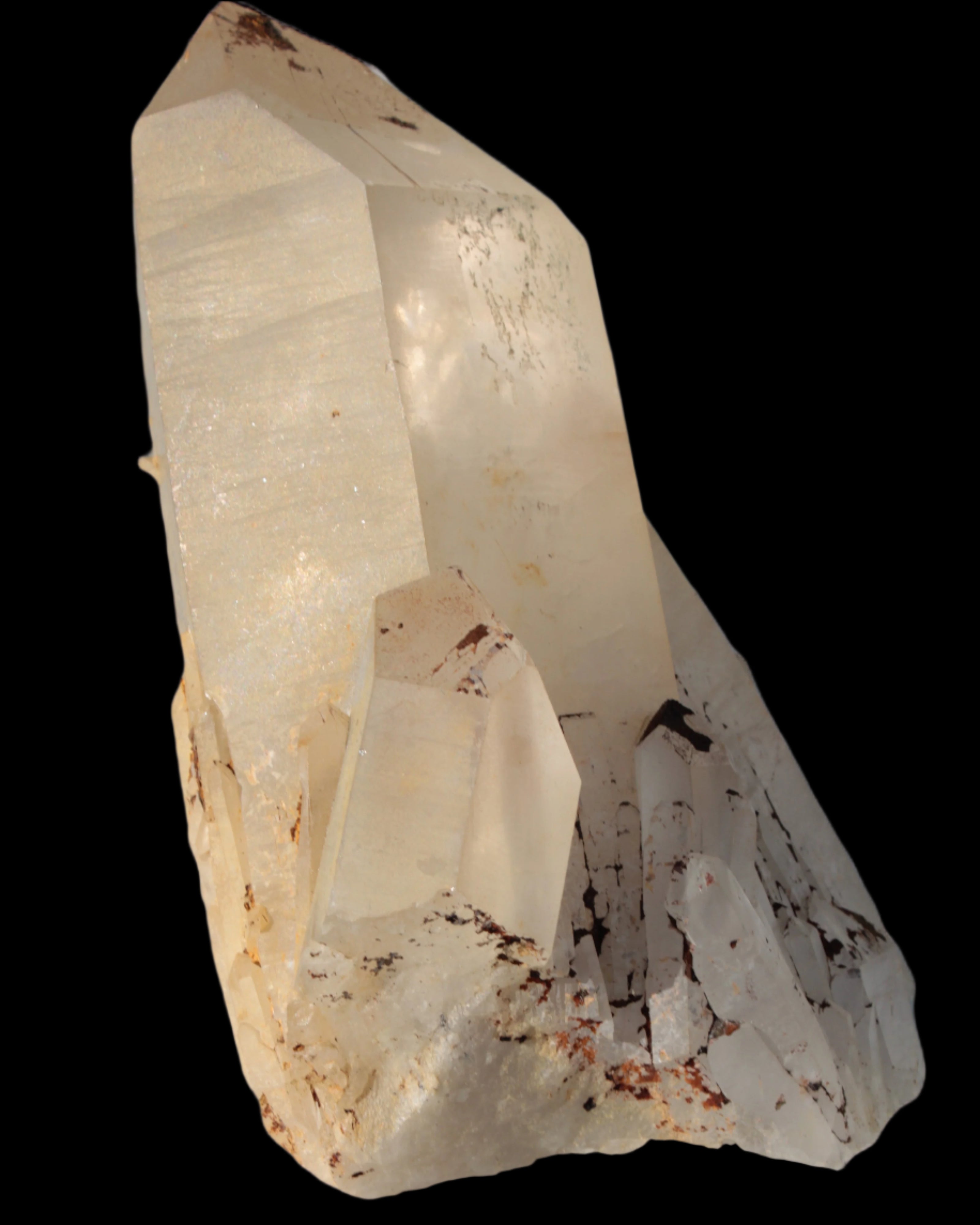 Quartz crystal cluster 1370g in sunlight - Rocks and Things Store