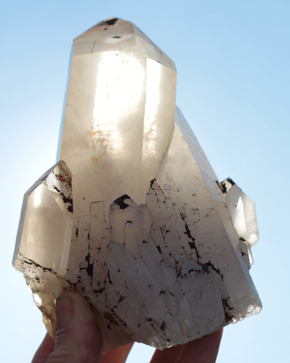 Quartz crystal cluster 1370g Rocks and Things