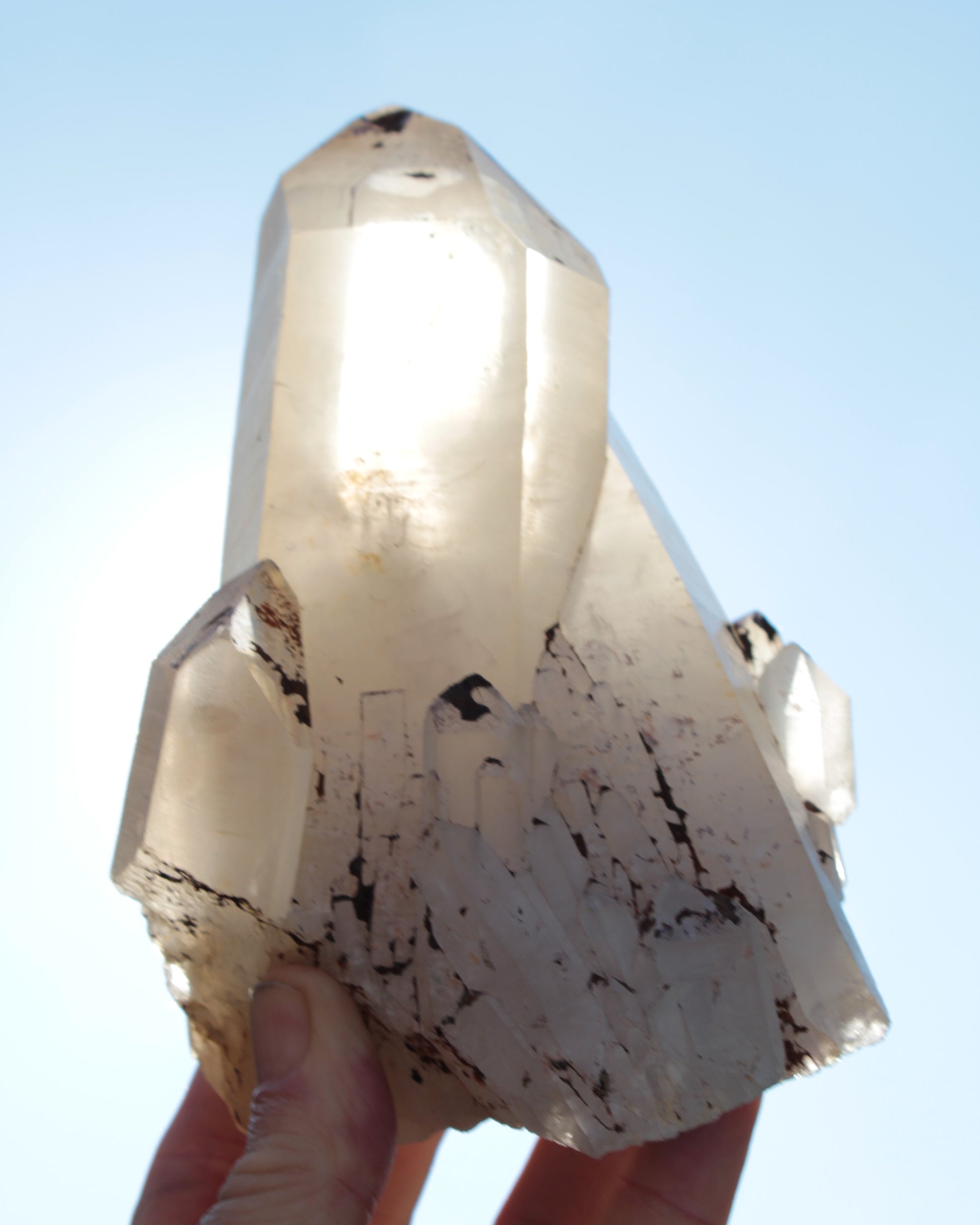 Quartz crystal cluster 1370g Rocks and Things