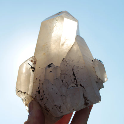 Quartz crystal cluster 1370g Rocks and Things