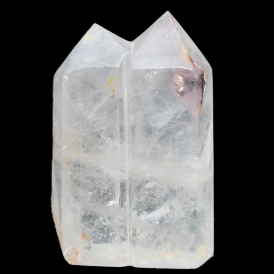 Clear Quartz double-pillar obelisk 1655g in sunlight - Rocks and Things Store