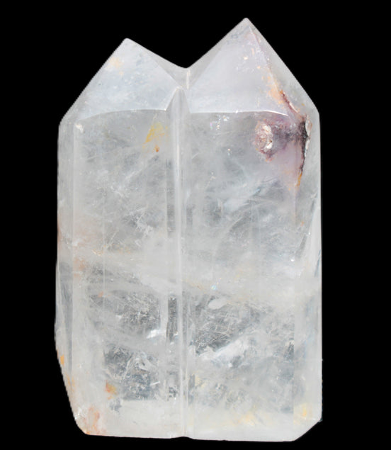 Clear Quartz double-pillar obelisk 1655g - Rocks and Things Store