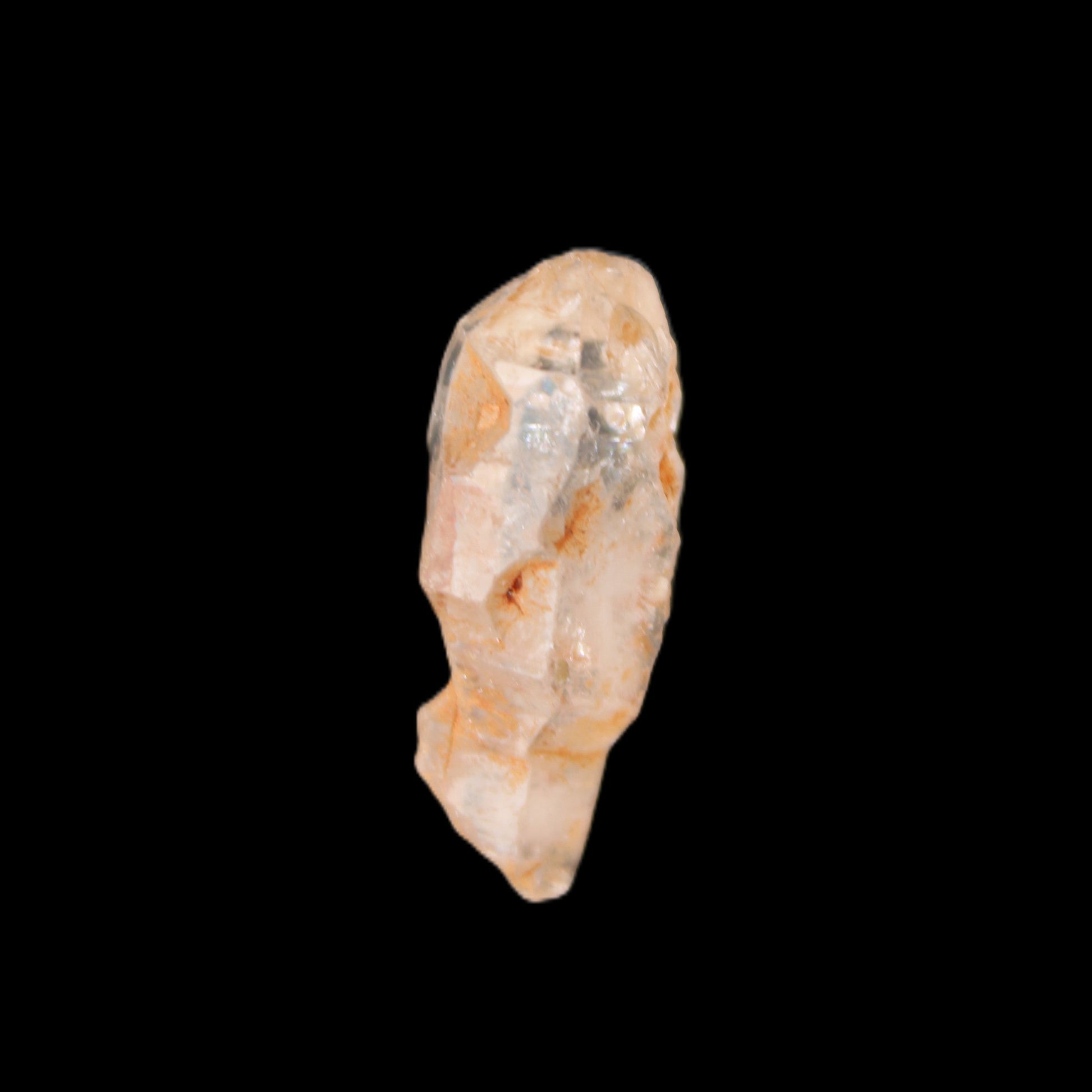Fenster Diamond Quartz with petroleum fluorescence 25-29mm 3-6g in sunlight - Rocks and Things Store