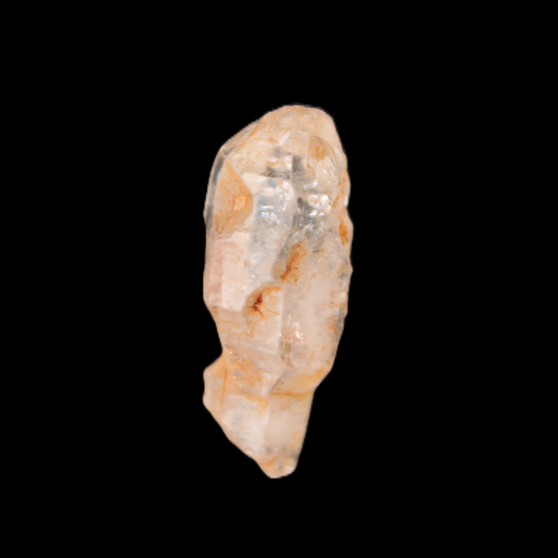 Fenster Diamond Quartz with petroleum fluorescence 25-29mm 3-6g in sunlight - Rocks and Things Store