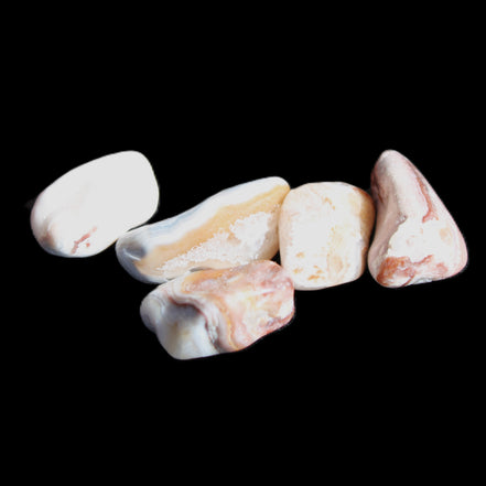 Persian Silk Agate 5 tiny polished stones 7g in sunlight - Rocks and Things Store