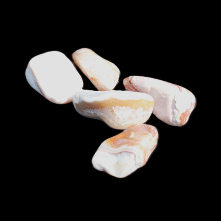 Persian Silk Agate 5 tiny polished stones 7g in sunlight - Rocks and Things Store