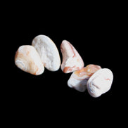 Persian Silk Agate 5 tiny polished stones 7g in sunlight - Rocks and Things Store