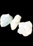 Blue Imperial Topaz 3 crystals from Brazil 10-12g in sunlight