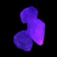 Blue Imperial Topaz 3 crystals from Brazil 10-12g