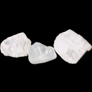 Blue Imperial Topaz 3 crystals from Brazil 10-12g in sunlight