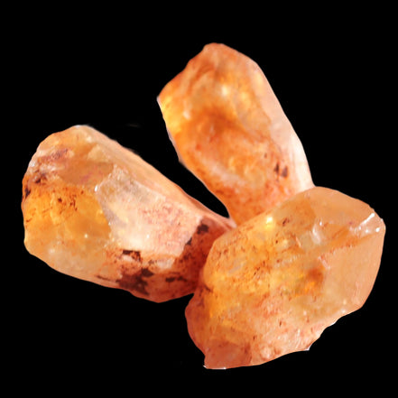 Golden Citrine 3 crystals from Himalaya 18-20g in sunshine - Rocks and Things Store