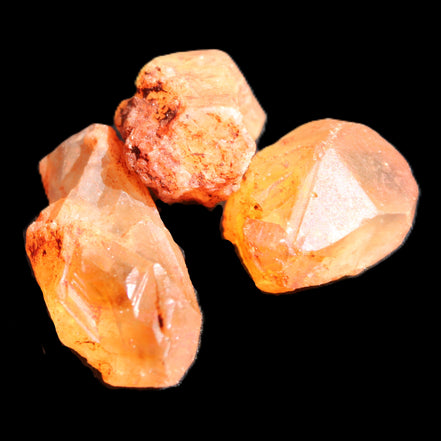 Golden Citrine 3 crystals from Himalaya 18g in sunlight - Rocks and Things Store