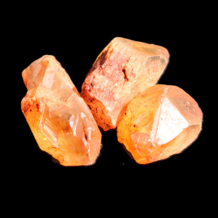 Golden Citrine 3 crystals from Himalaya 18g in sunlight - Rocks and Things Store