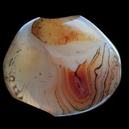 Crazy Lace Banded Sardonyx Agate 94g in sunlight - Rocks and Things Store