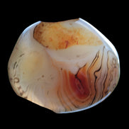 Crazy Lace Banded Sardonyx Agate 94g in sunlight - Rocks and Things Store