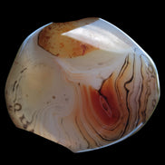 Crazy Lace Banded Sardonyx Agate 94g in sunlight - Rocks and Things Store