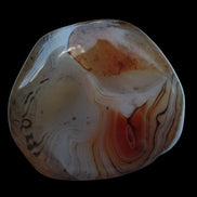 Crazy Lace Banded Sardonyx Agate 94g in sunlight - Rocks and Things Store