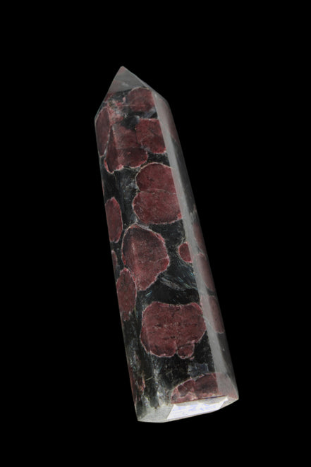 Garnet with Astrophyllite wand 119g  - Rocks and Things Store