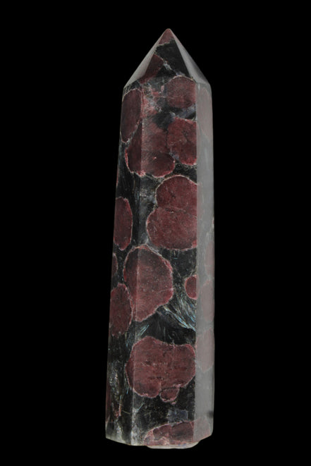 Garnet with Astrophyllite wand 119g  - Rocks and Things Store