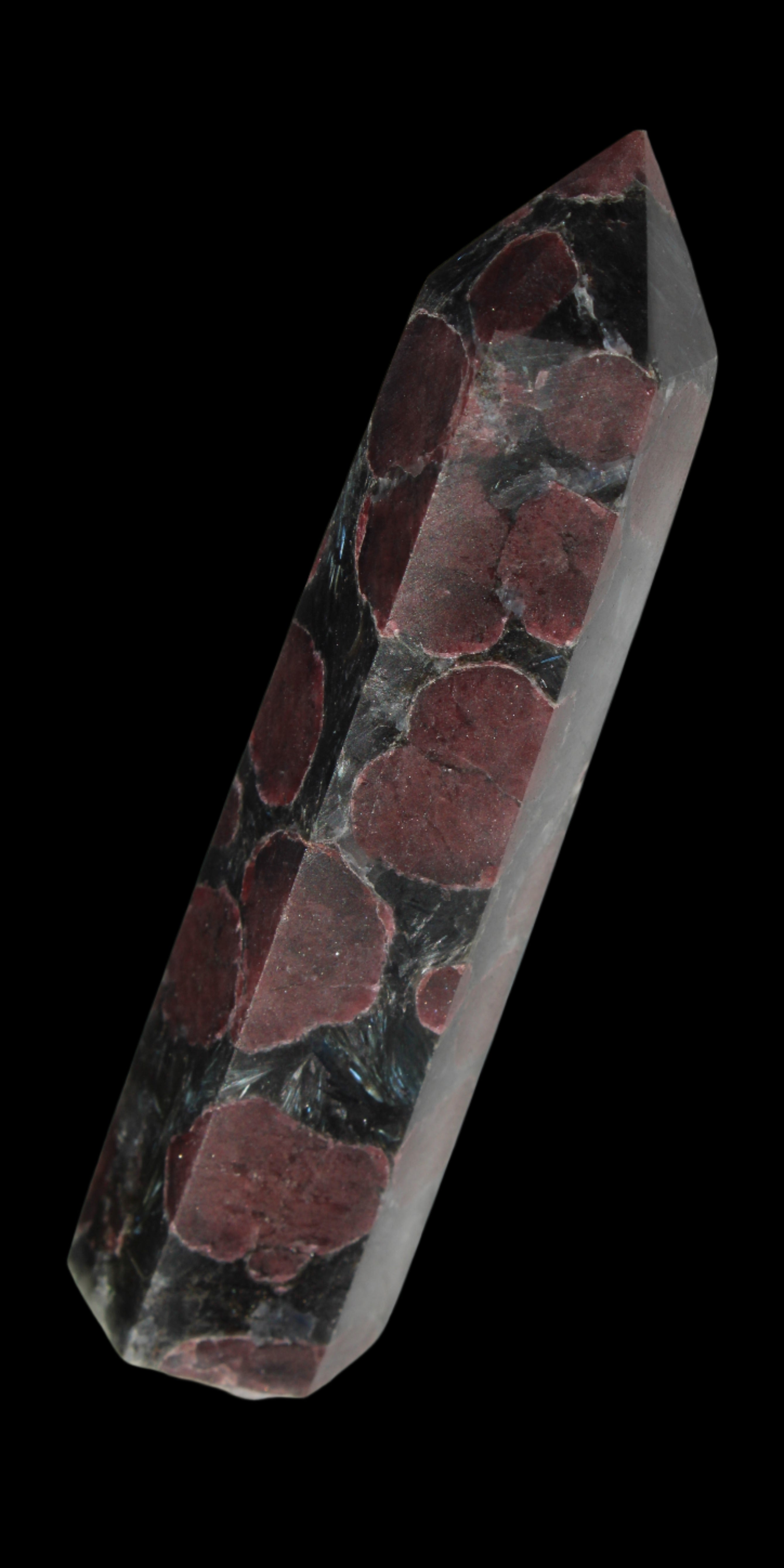 Garnet with Astrophyllite wand 119g  - Rocks and Things Store
