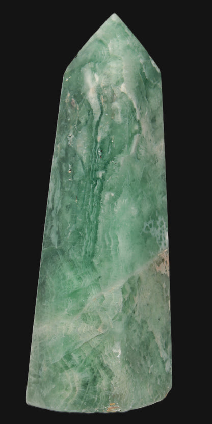 Green Fluorite obelisk 707g Rocks and Things