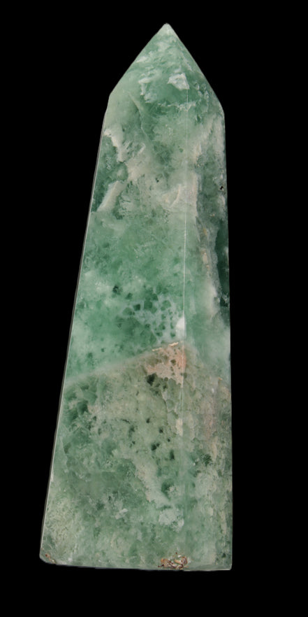 Green Fluorite obelisk 707g in sunlight,  Rocks and Things Store