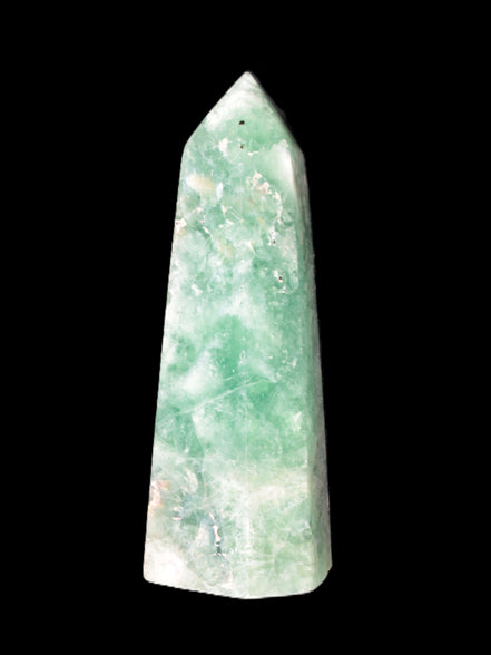Green Fluorite obelisk 707g in sunlight,  Rocks and Things Store