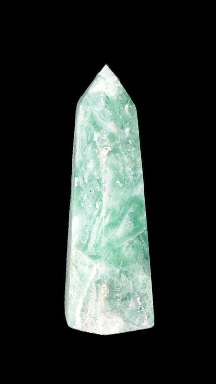 Green Fluorite obelisk 707g in sunlight,  Rocks and Things Store
