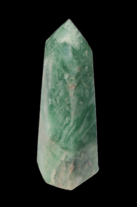 Green Fluorite obelisk 707g in sunlight,  Rocks and Things Store