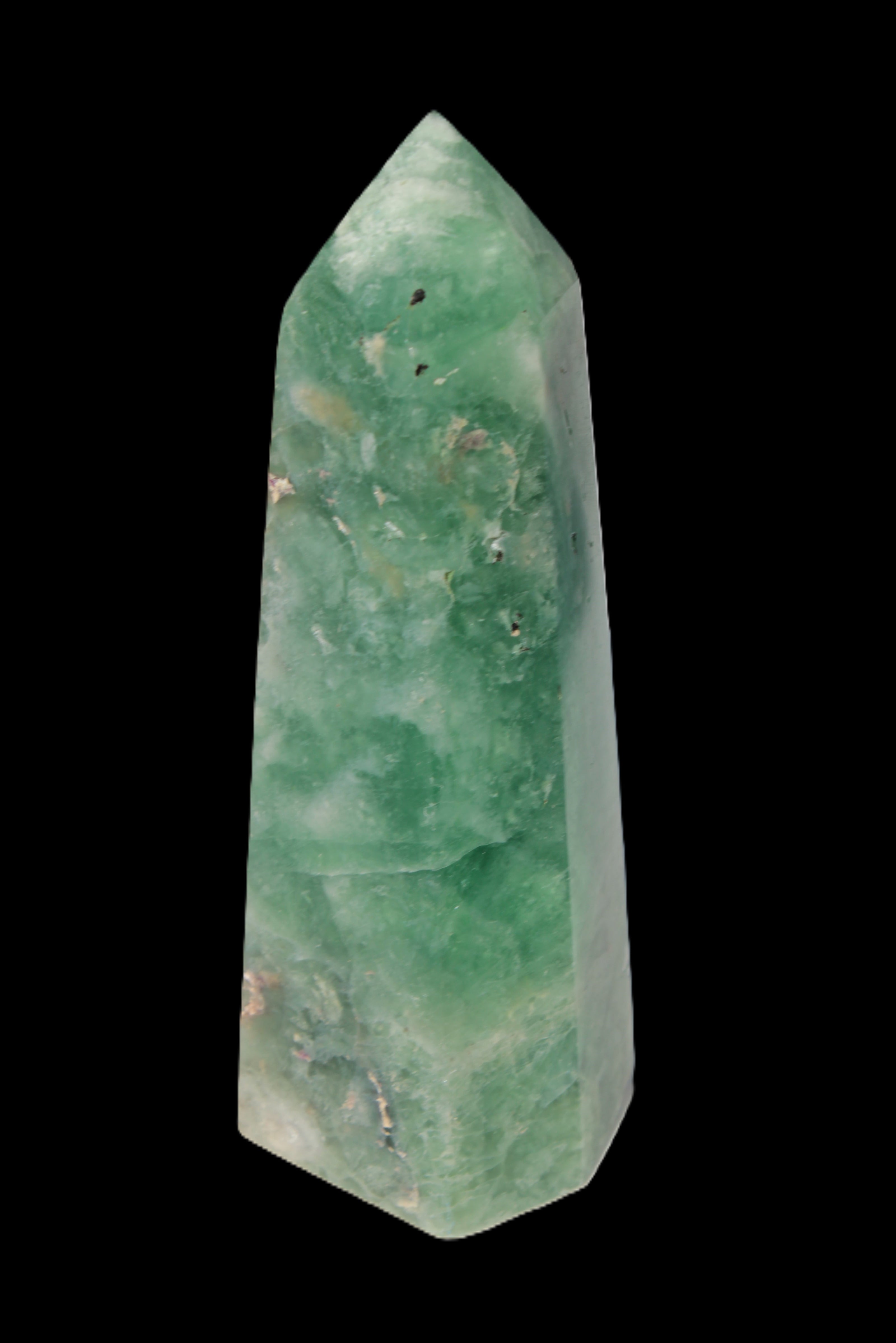 Green Fluorite obelisk 707g Rocks and Things