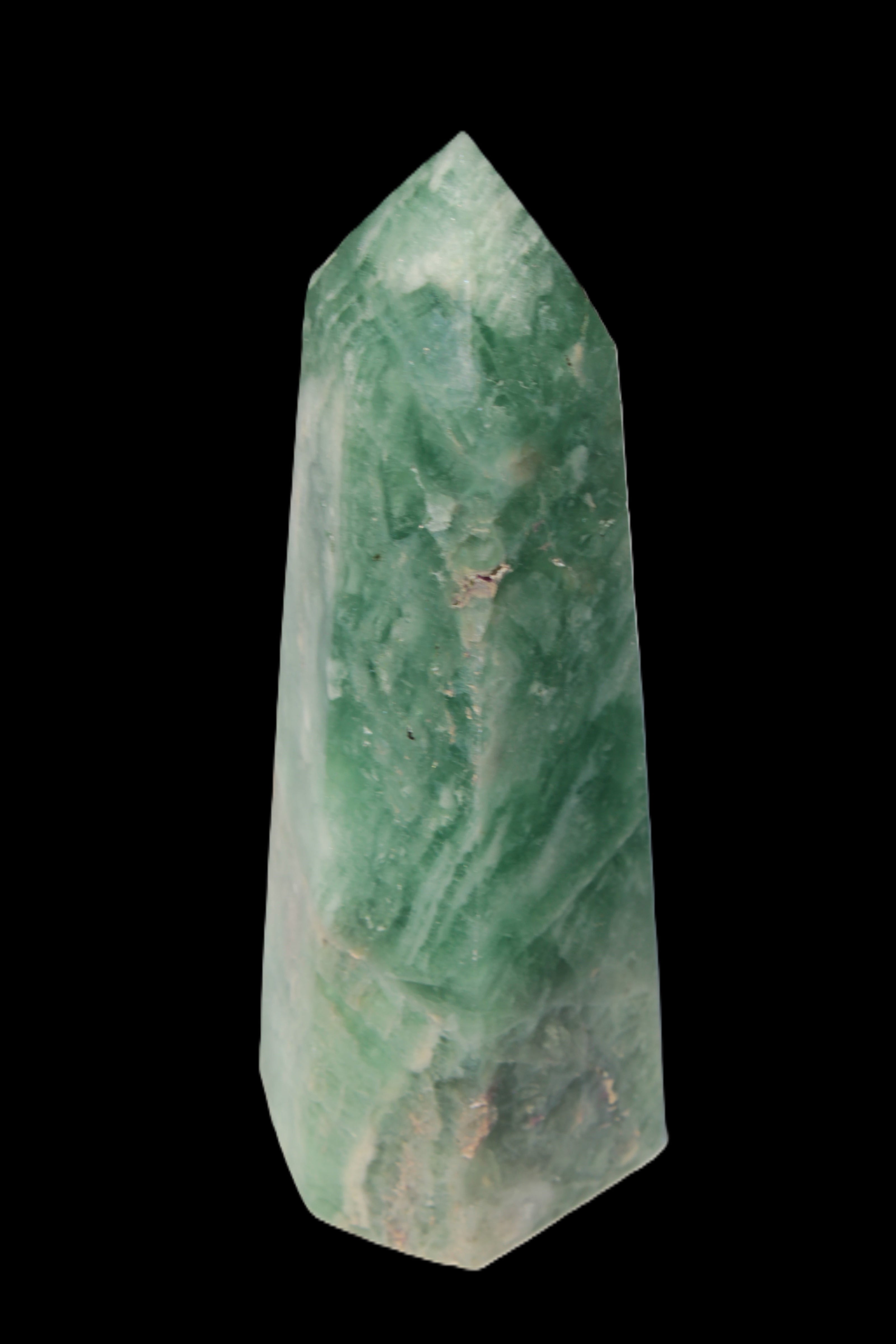 Green Fluorite obelisk 707g Rocks and Things