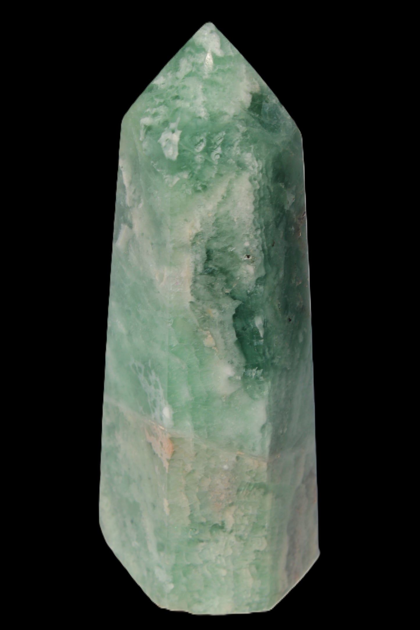 Green Fluorite obelisk 707g Rocks and Things