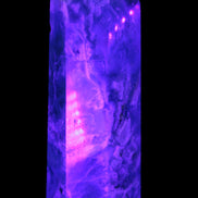 Green Fluorite obelisk 707g in UV light,  Rocks and Things Store