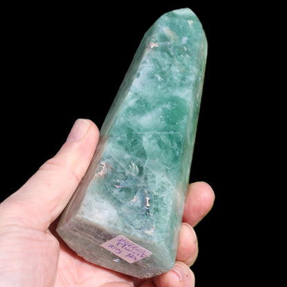 Green Fluorite obelisk 707g Rocks and Things