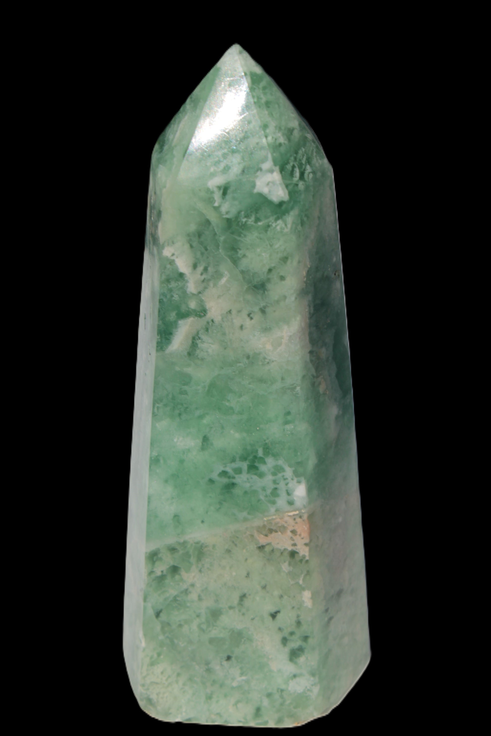 Green Fluorite obelisk 707g Rocks and Things