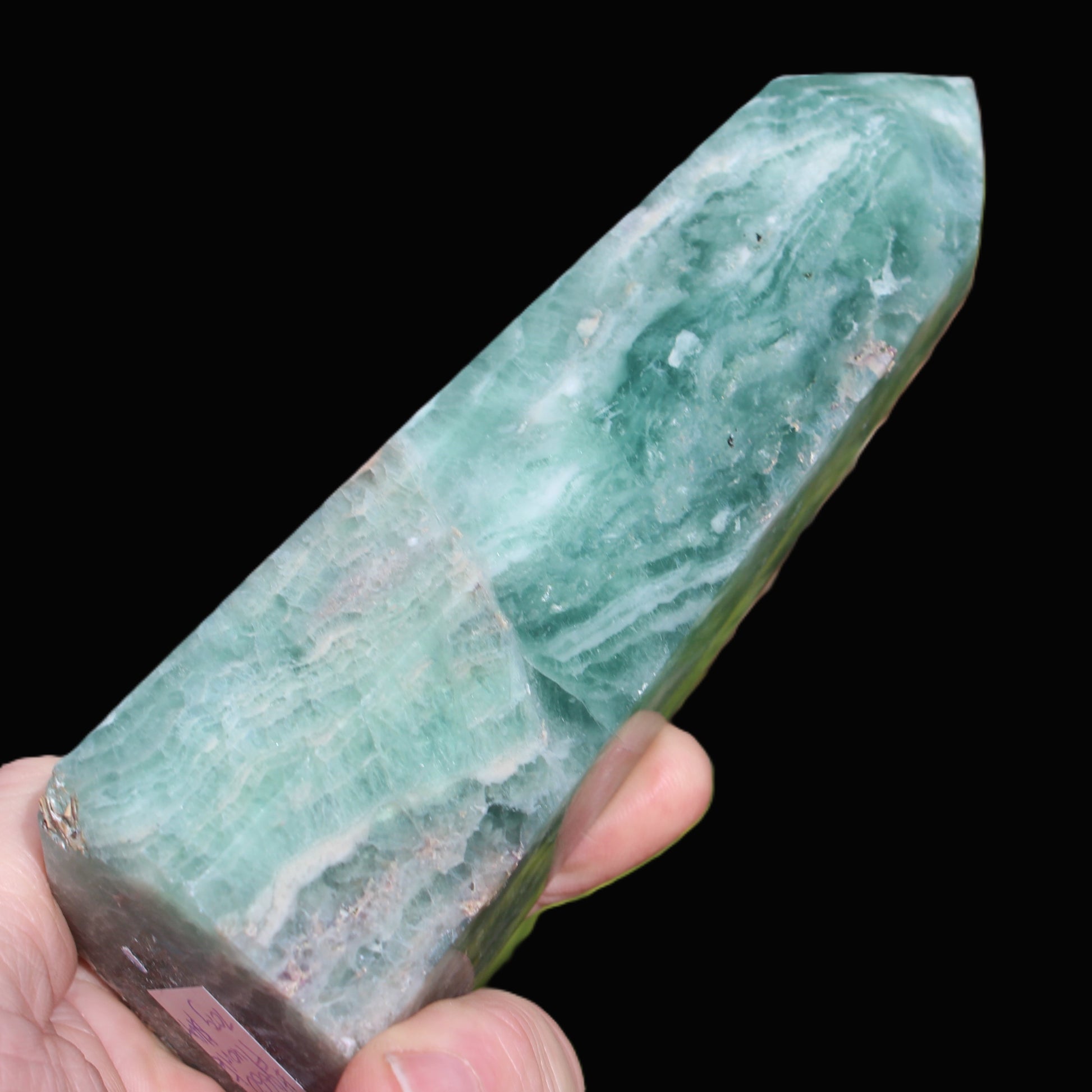 Green Fluorite obelisk 707g Rocks and Things