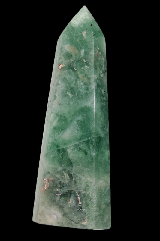 Green Fluorite obelisk 707g Rocks and Things