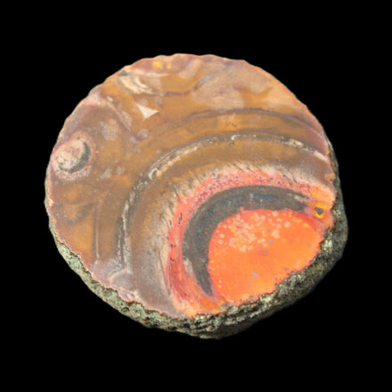 Warring States Carnelian red silk banded Agate 84g in sunlight - Rocks and Things Store