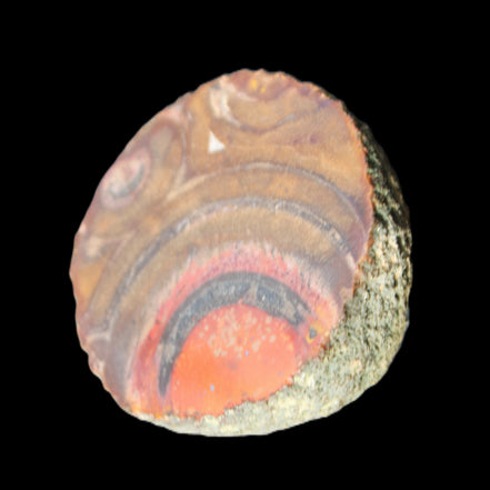 Warring States Carnelian red silk banded Agate 84g in sunlight - Rocks and Things Store
