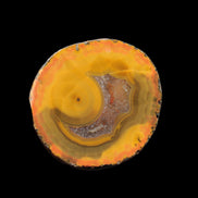 Warring States Carnelian red and yellow silk banded Agate 71g - Rocks and Things Store