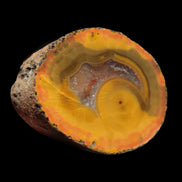 Warring States Carnelian red and yellow silk banded Agate 71g - Rocks and Things Store