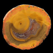 Warring States Carnelian red and yellow silk banded Agate 71g - Rocks and Things Store