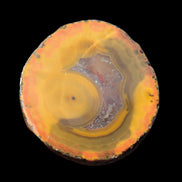 Warring States Carnelian red and yellow silk banded Agate 71g - Rocks and Things Store