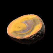 Warring States Carnelian red and yellow silk banded Agate 71g - Rocks and Things Store