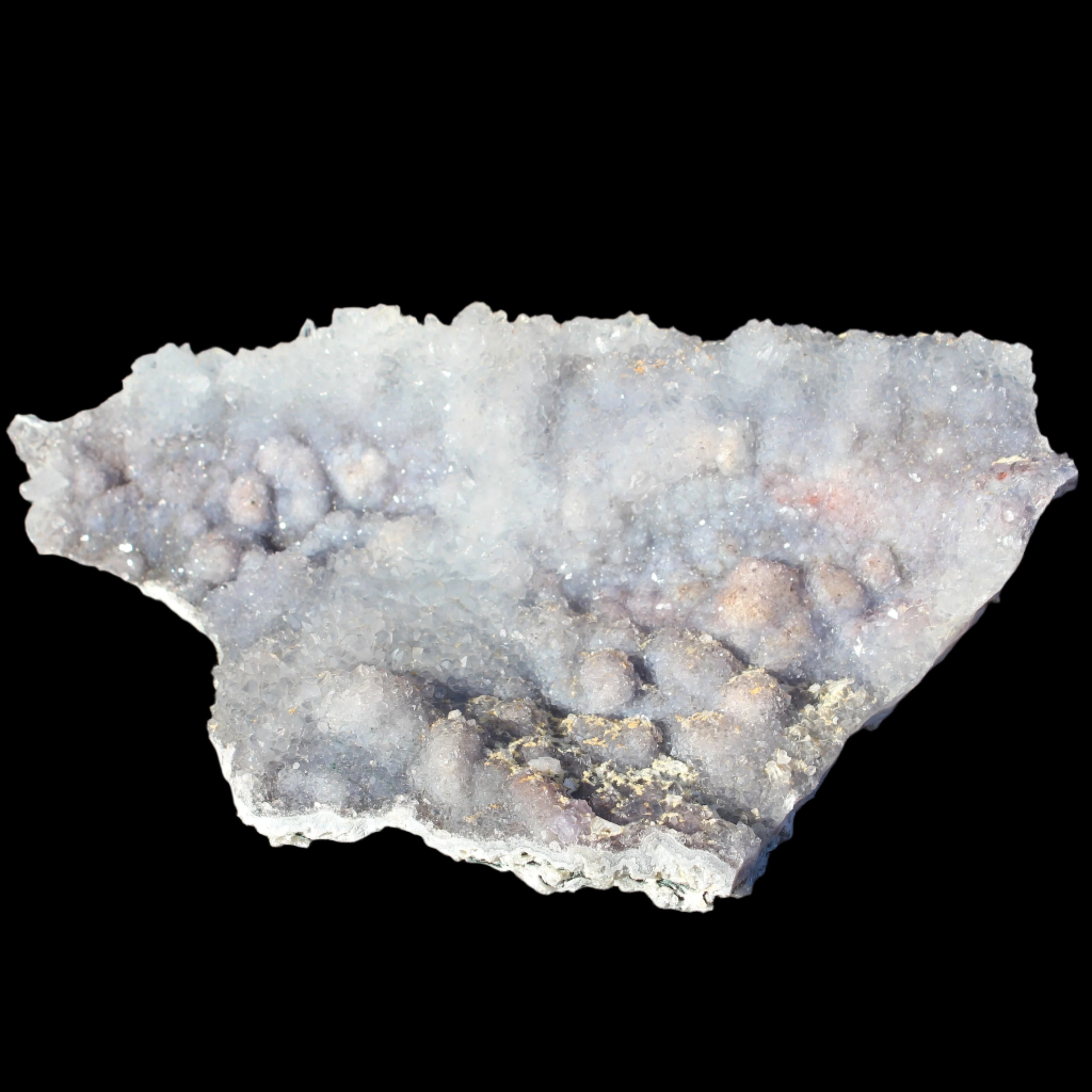 Pink and Violet Amethyst cluster 245*139*31mm 779g in sunlight - Rocks and Things Store