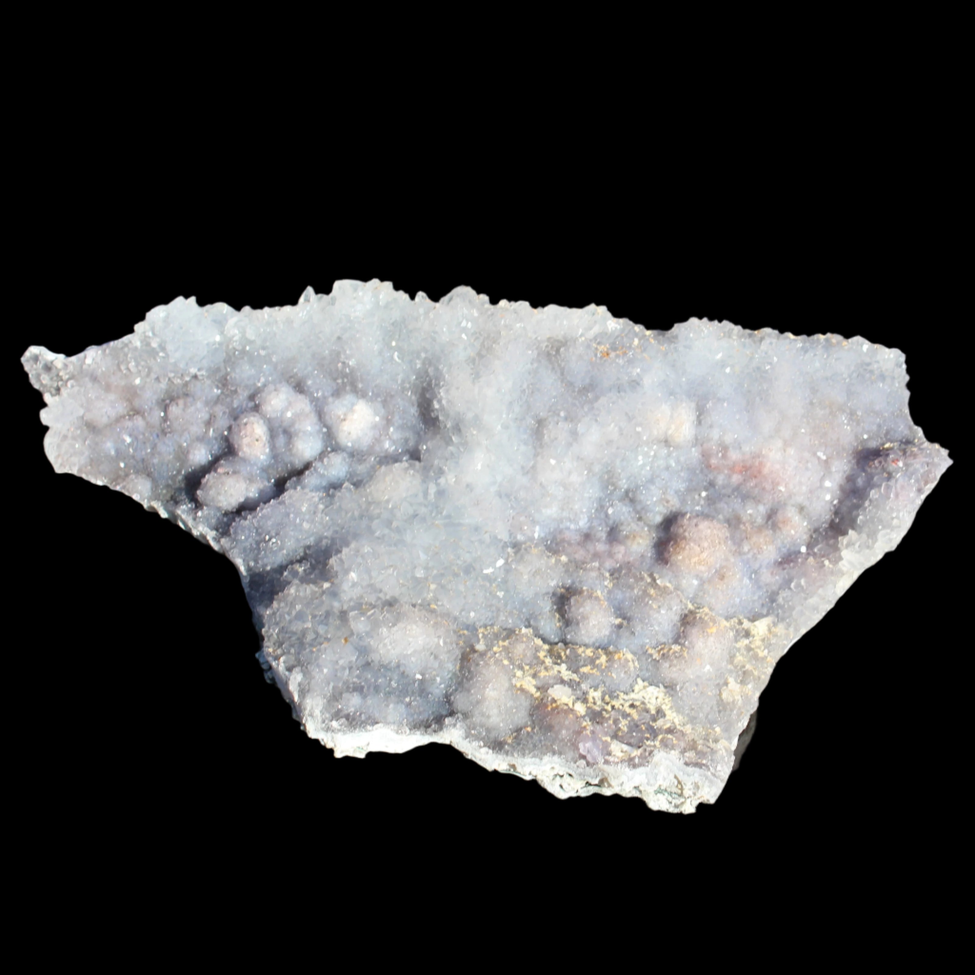 Pink and Violet Amethyst cluster 245*139*31mm 779g in sunlight - Rocks and Things Store